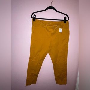 Mustard Yellow Old Navy Slacks